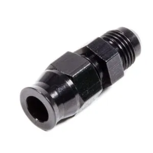 FRAGOLA 6AN Male to 3/8in Tube Adapter Fitting  Black 892006-BL