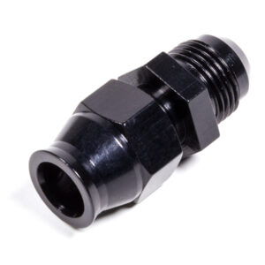 FRAGOLA 8AN Male to 1/2in Tube Adapter Fitting  Black 892008-BL
