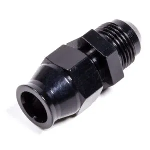 FRAGOLA 8AN Male to 1/2in Tube Adapter Fitting  Black 892008-BL