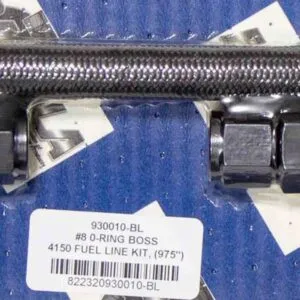 FRAGOLA #8 Fuel Line Kit Holley Ultra HP 4150 Carbs 930010-BL