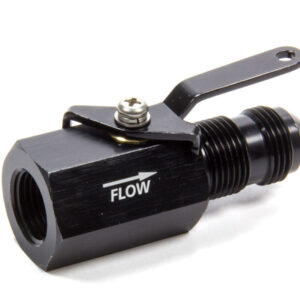 FRAGOLA #10 Shut off Valve Black Female Inlet/Male Outlet 961010-BL