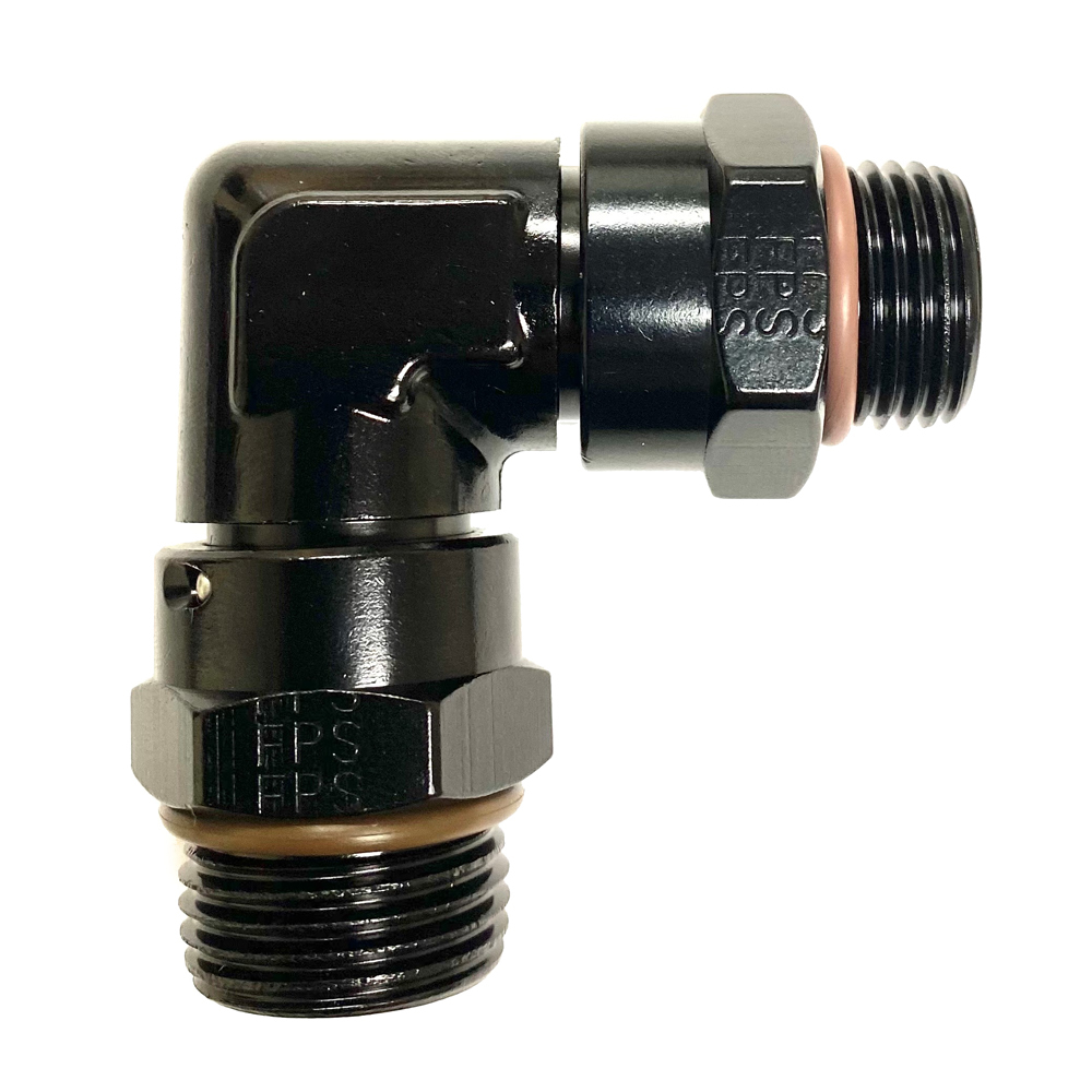 FRAGOLA 90-Deg Male ORB Adapter Fitting #8 to #8 999604-BL