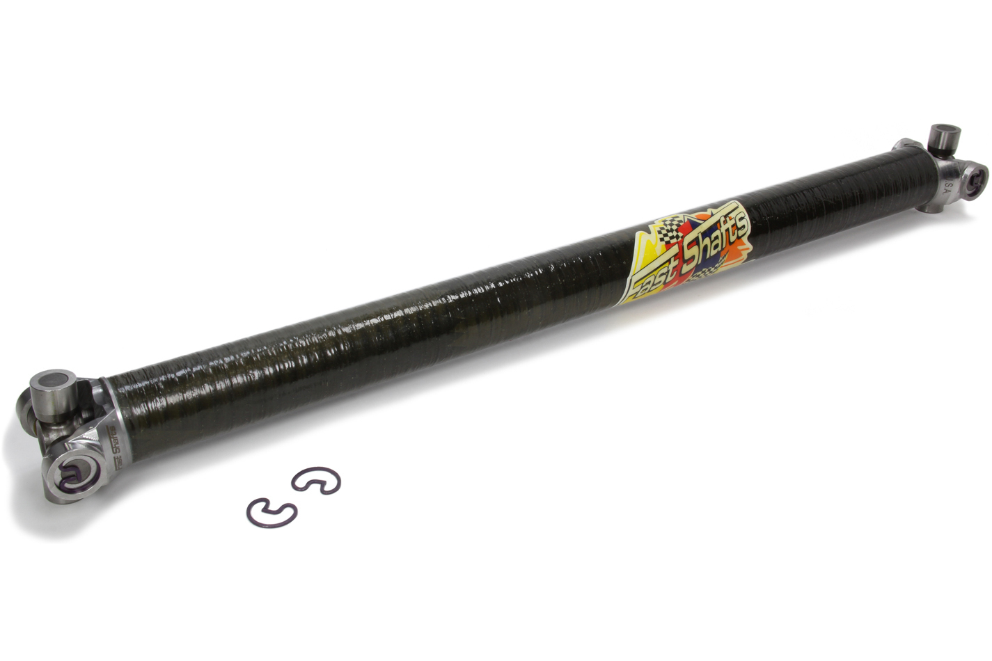 FAST SHAFTS Driveshaft Carbon Fiber 32in Steel Ends 2-1/4 2CF