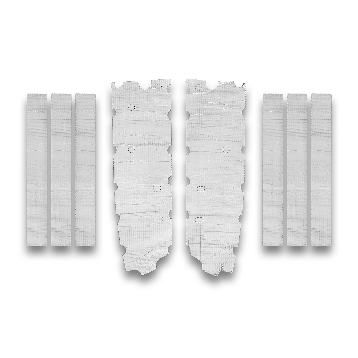 FLATLINE BARRIERS 64-66 Ford Mustang Coupe Door Insulation Kit TABZ6003