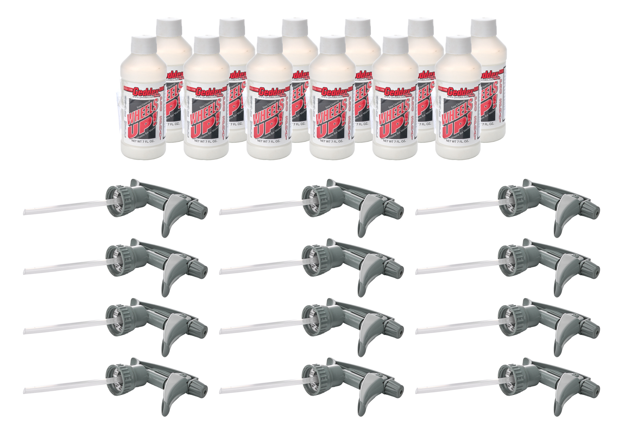 GEDDEX Pro Spray Wheelie Bar Marker White Case 12x7oz 11512