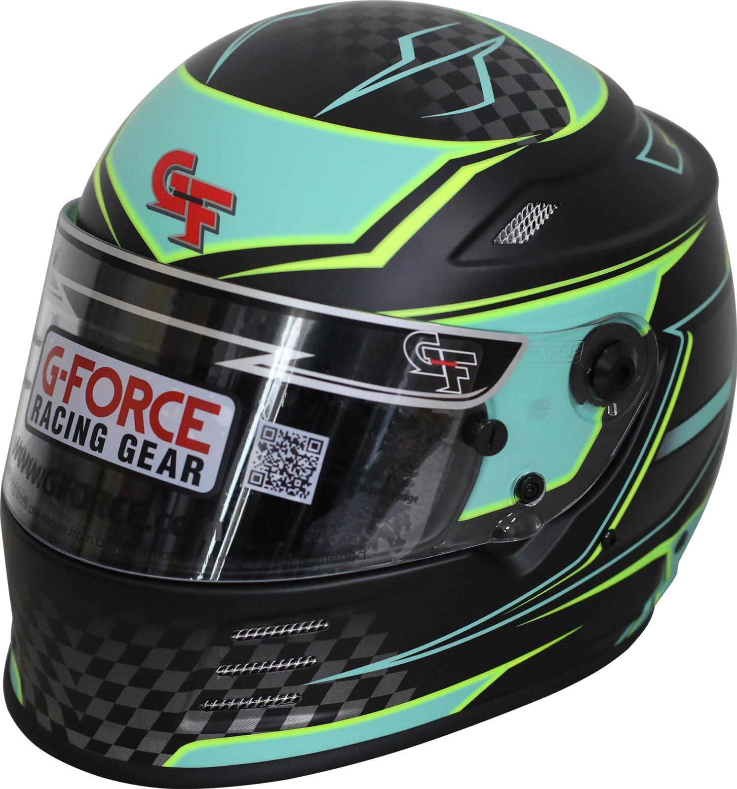 G-FORCE HELMET REVO GRAPHICS XSM TEAL SA2020 13005XSMTL
