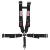 G-FORCE 5pt Harness Set Black Camlock Pull-Down Lap 7030BK