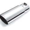 GIBSON EXHAUST Stainless Single Wall An gle Exhaust Tip 500397