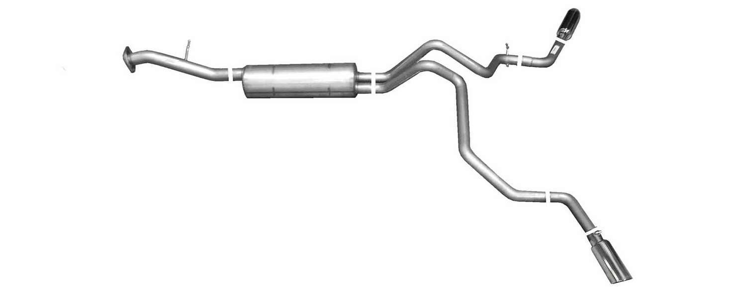 GIBSON EXHAUST Cat-Back Dual Extreme Ex haust System Aluminized 5563