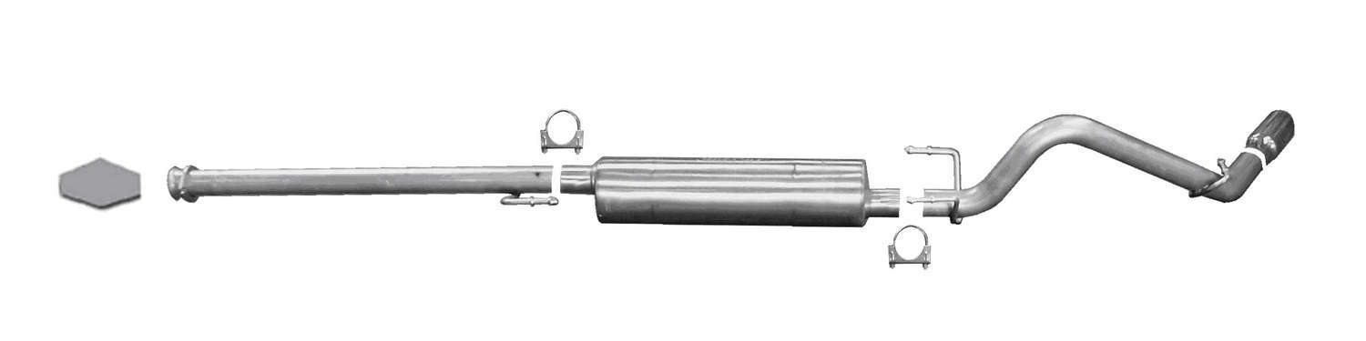 GIBSON EXHAUST Cat-Back Single Exhaust System Stainless 618802
