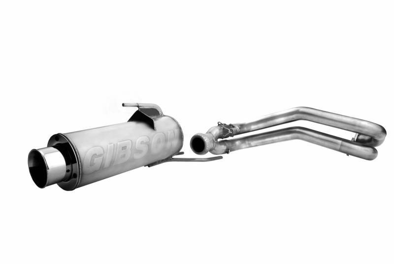 GIBSON EXHAUST Polaris UTV Single Exhau st Stainless 98001