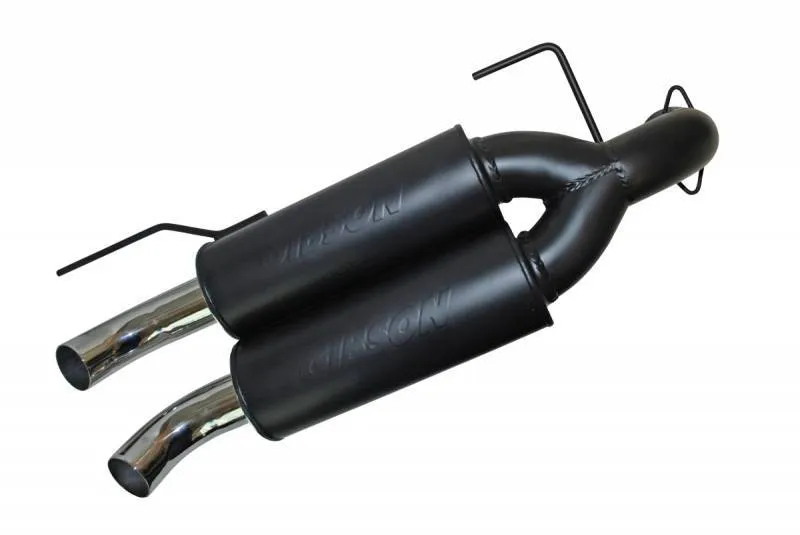 GIBSON EXHAUST Polaris UTV Dual Exhaust Black Ceramic 98014