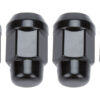 GORILLA 4 Lugnuts Acorn Bulge 1/2 Black 41187BCB