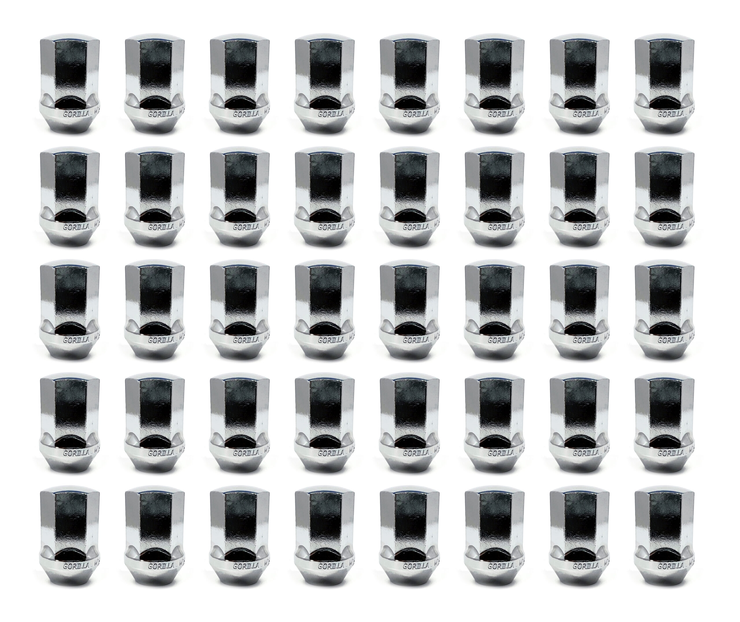 GORILLA 40 Lugnuts 14mm x 1.5 13/16 Hex 61148FS