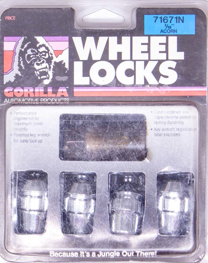 GORILLA Wheel Lock 7/16 Acorn (4) 71671N