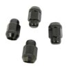 GORILLA 4 Lugnuts Acorn Bulge 14 x 1.5mm Black 91147BCB