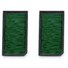 GREEN FILTER Air Filters (2) Pair 7490