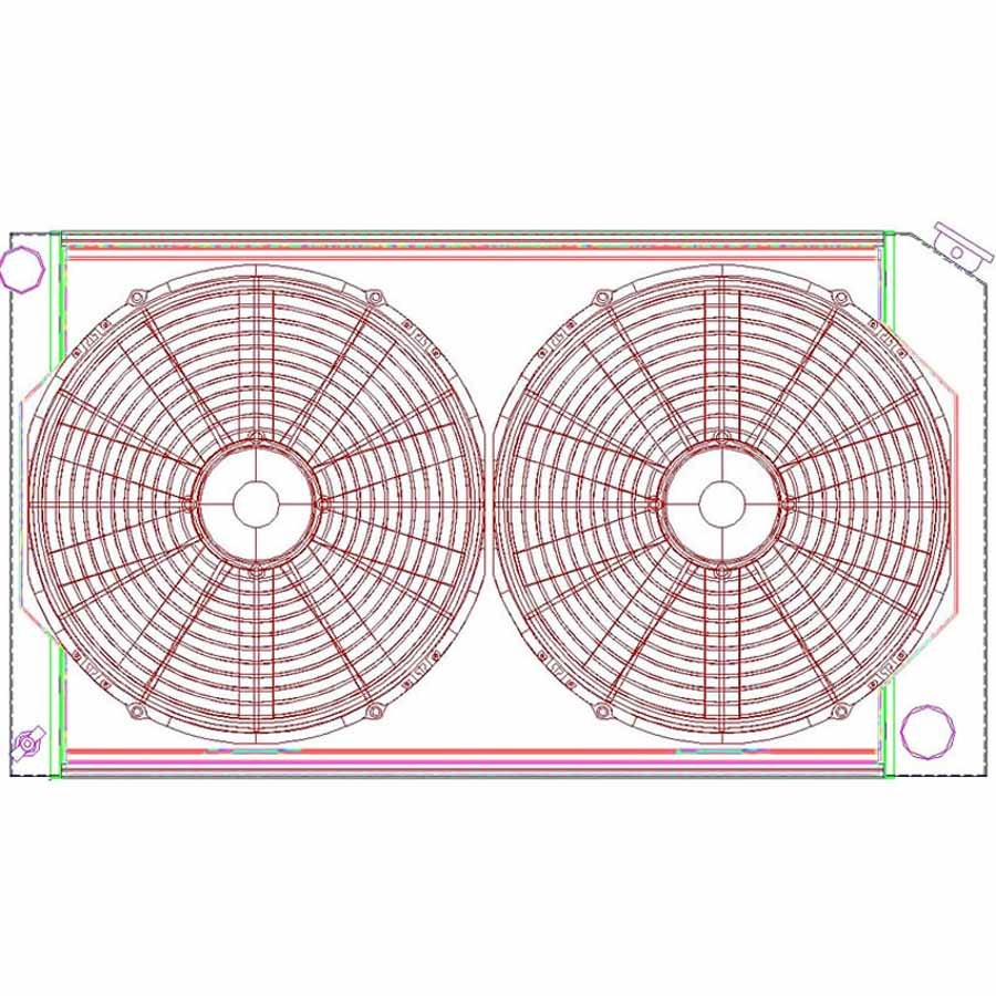 GRIFFIN Radiator Combo Unit GM A & G Body CU-00008