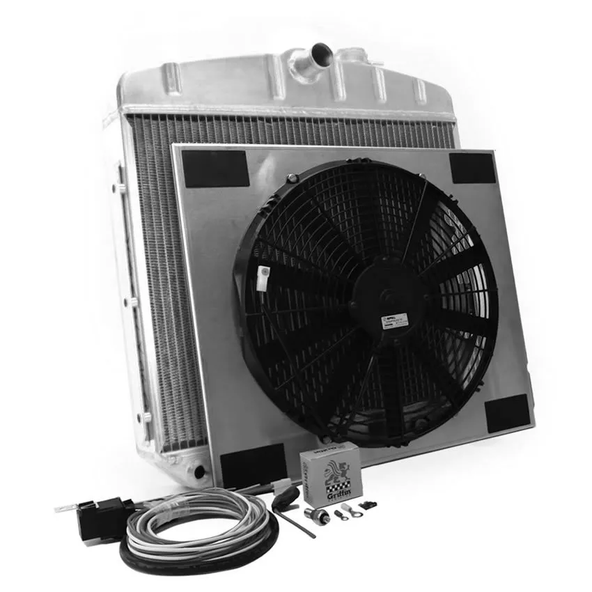 GRIFFIN Radiator Combo Unit GM 55-57 Chevy CU-70018
