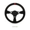GRANT 13in Red Stripe Race Steering Wheel Suede 1081