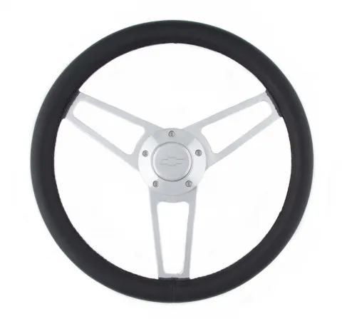 GRANT Billet Series Leather St eering Wheel Chevy Logo 1901