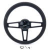 GRANT T Series Blk Wheel Jeep Logo/Install Kit 1919