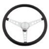 GRANT Classic 15in Black Vinyl Wheel - Chrome 3-Spoke 277