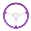 GRANT Steering Wheel Mtl Flake Purple/Spoke Chrm 13.5 8443