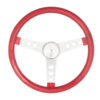 GRANT Steering Wheel Mtl Flake Red/Spoke Chrm 13.5 8445