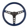 GRANT Steering Wheel Mtl Flake Blue/Spoke Blk 13.5 8456