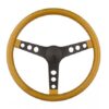 GRANT Steering Wheel Mtl Flake Gold/Spoke Blk 13.5 8457