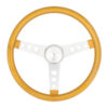 GRANT Steering Wheel Mtl Flake Gold/Spoke Chrm 15 8467