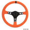 GRANT Ultrasuede Steering Wheel Race Orange 8519