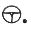 GRANT Classic Series Black Slotted Steering Wheel 8540