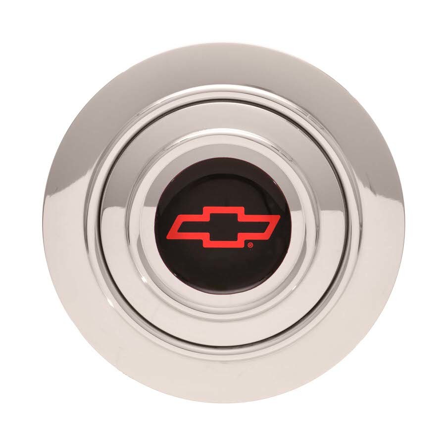 GT PERFORMANCE GT9 Horn Button Chevy Bow Tie Red -240023
