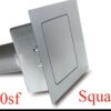 HAGAN STREET ROD NECESSITIES Square Fuel Door  Flat Surfaces 90SF