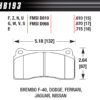 HAWK BRAKE Street Brake Pads Front Viper HPS HB193F.670
