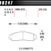 HAWK BRAKE Performance Street Brake Pads (4) HB247F.575