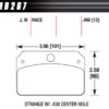 HAWK BRAKE Brake Pads Strange DTC-30 HB267W.480