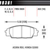 HAWK BRAKE Street Brake Pads Front RSX / S2000 HP Plus HB361N.622