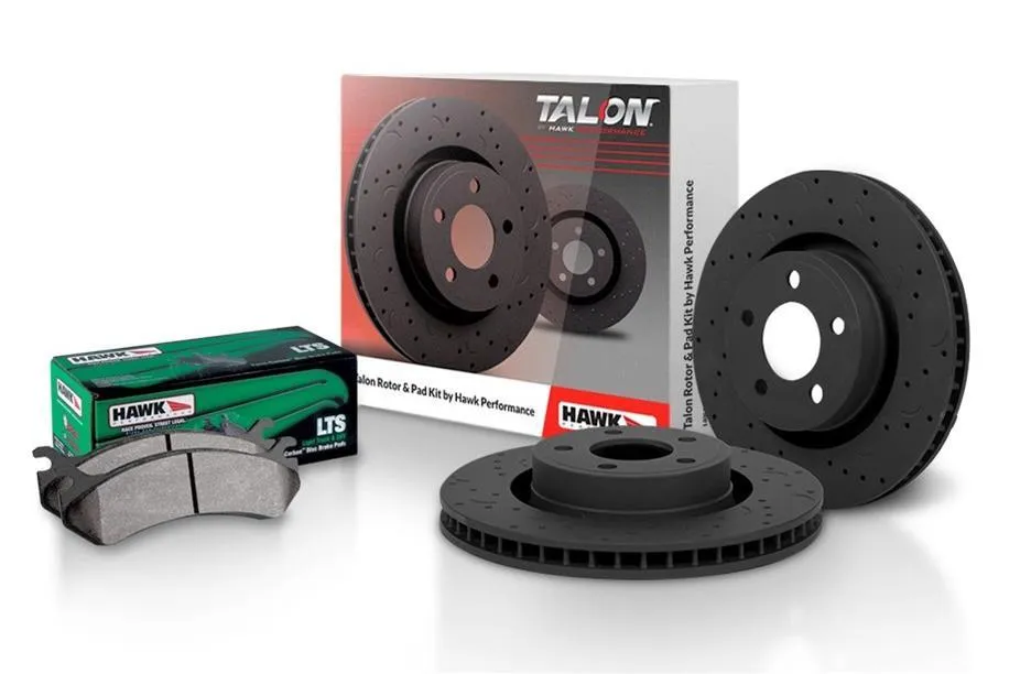 HAWK BRAKE Rotors and Pad Kit Front - Chevy 1500 08-13 HKC4403.561Y