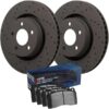 HAWK BRAKE Brake Rotor & Pad Kit Rear GM HKC4406.568F