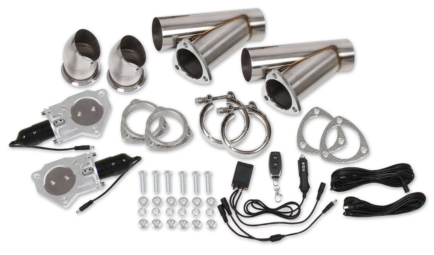 HOOKER Exhaust Electric Cut-Out Kit - Dual 2.5in 11051HKR