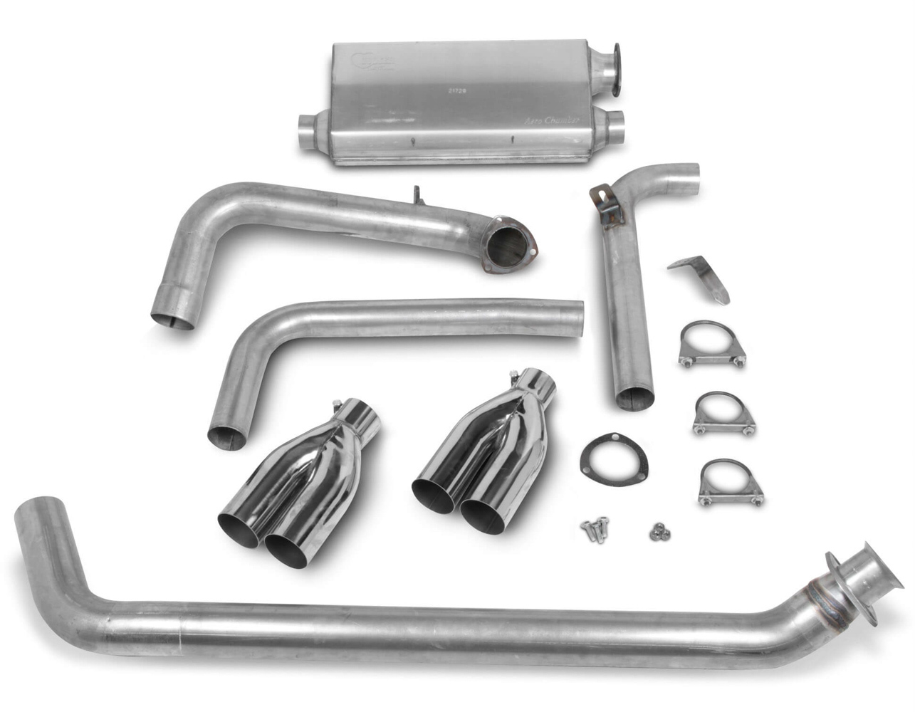 HOOKER Cat-Back Exhaust Kit - 83-92 Camaro/Firebird 16820HKR
