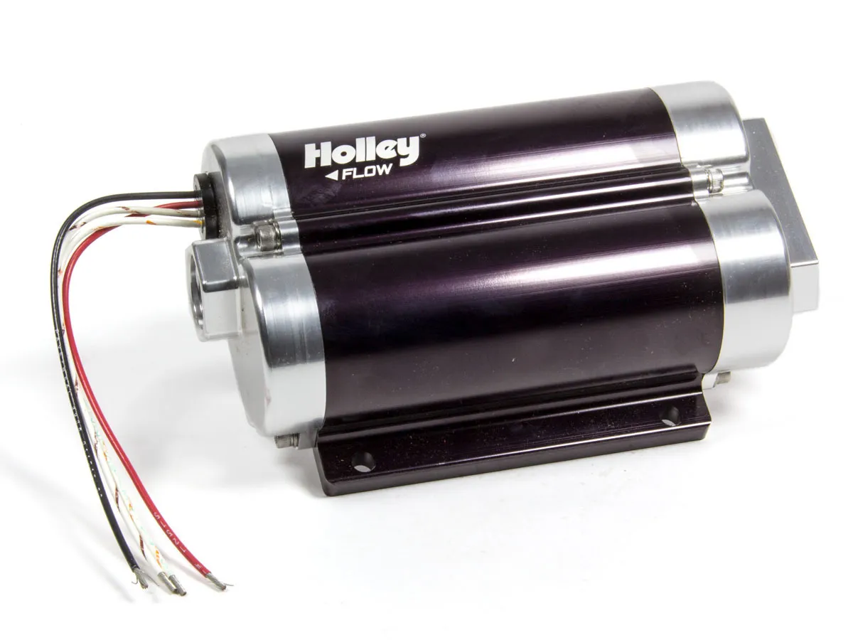 HOLLEY Dominator In-Line Fuel Pump w/Dual Inlets 12-1600-2