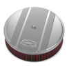 HOLLEY 14 x 3 Air Cleaner Finned Bowtie Polished 120-174