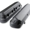 HOLLEY 2-Piece Alm Valve Cover Set GM LS Black Finish 241-187