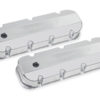 HOLLEY BBC Billet Rail Fab. Alm Valve Covers w/.125 Hole 241-280