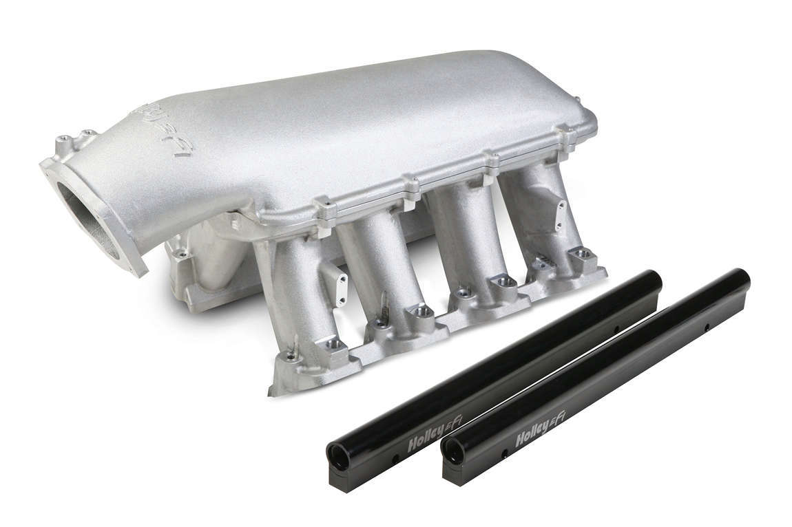 HOLLEY GM LS Hi-Ram Intake Sys. - 105mm EFI Throttle Bdy 300-117