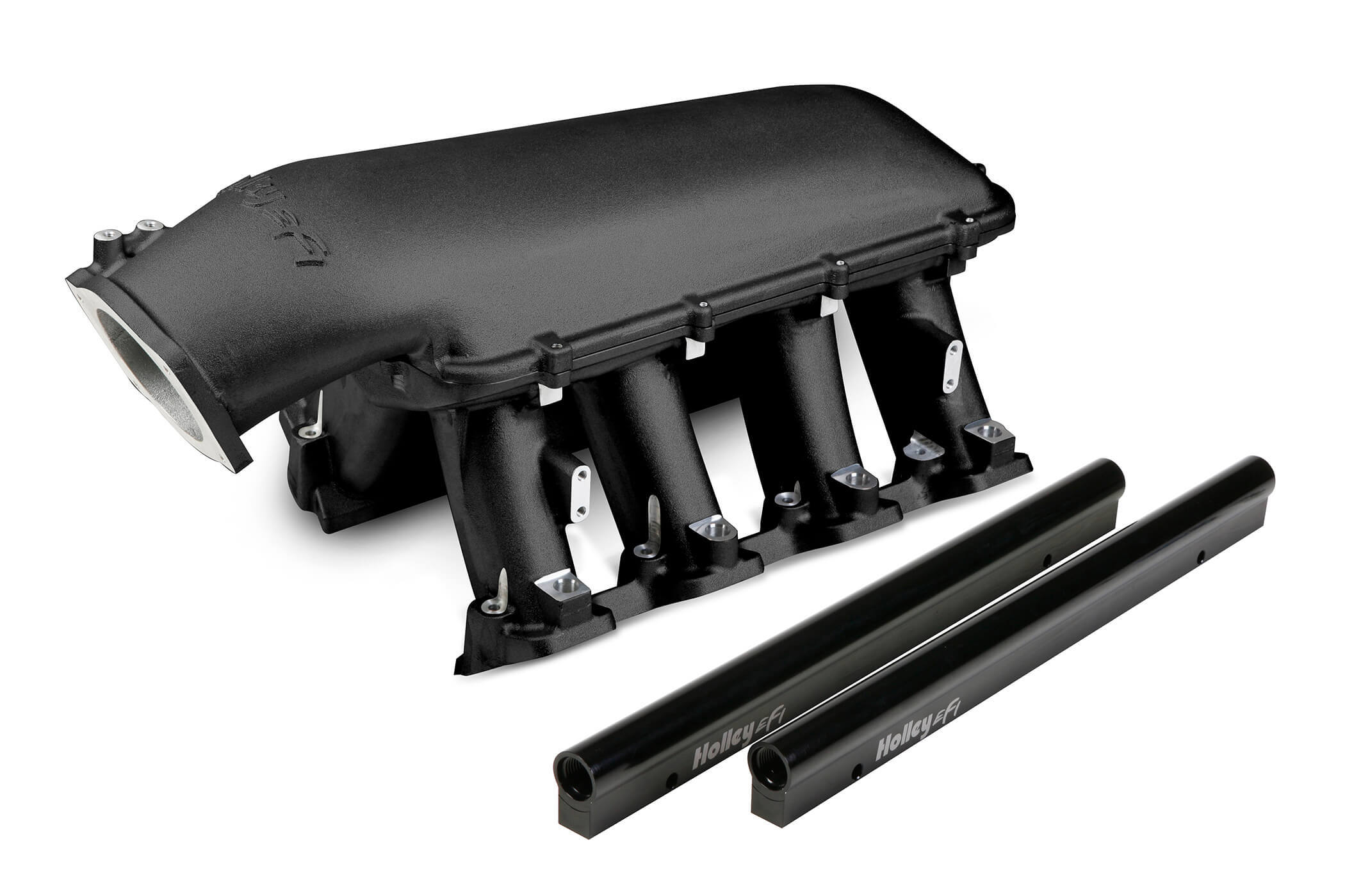 HOLLEY GM LS Hi-Ram Intake Sys. - 105mm EFI Throttle Bdy 300-117BK